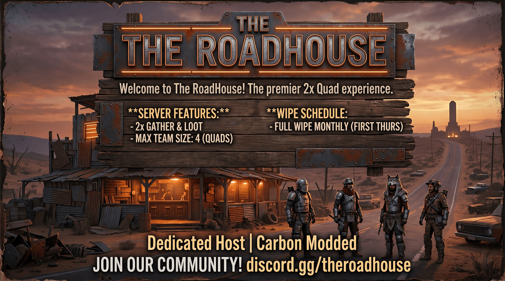 Roadhouse Rust Background